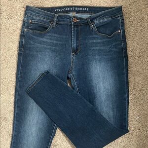 Articles Of Society Blue Skinny Jeans Classic Denim